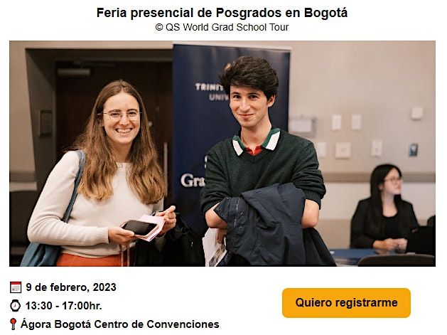 Feria Presencial: QS World Grad School Tour