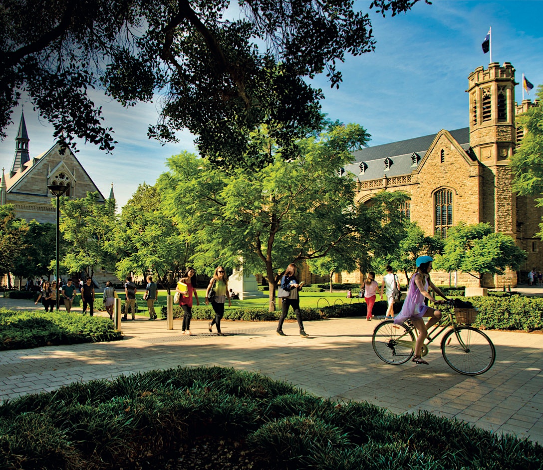 Estudia inglés en la Universidad de Adelaide, Australia