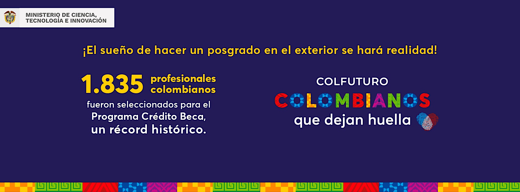 Proclamación de los beneficiarios Programa Crédito Beca 2023