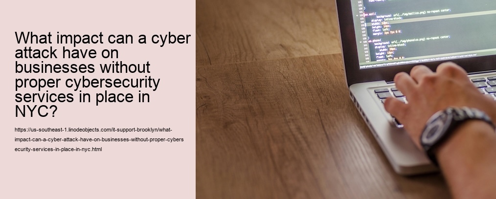 What impact can a cyber attack have on businesses without proper cybersecurity services in place in NYC?