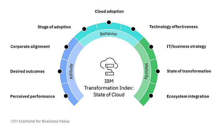 What does the IBM Cloud Transformation Index consider?