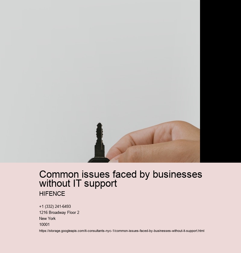 Common issues faced by businesses without IT support