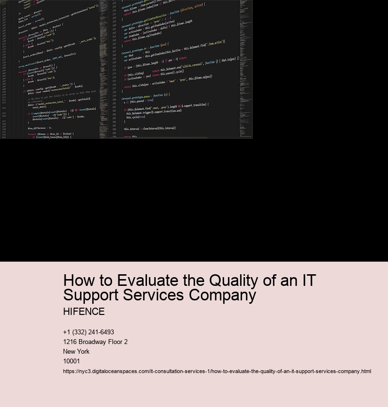 How to Evaluate the Quality of an IT Support Services Company