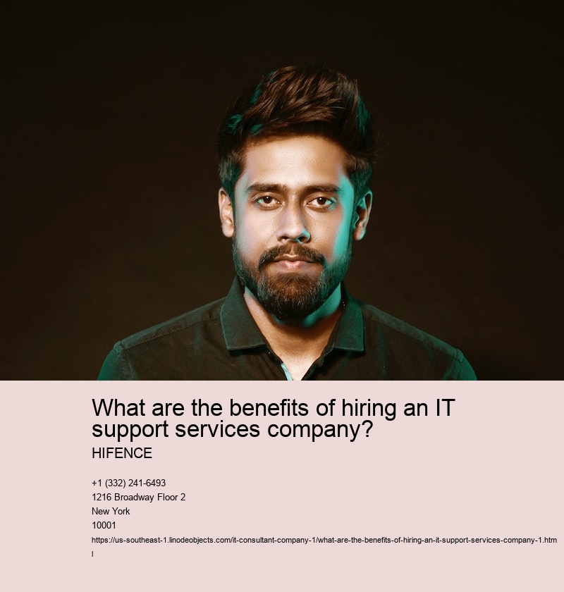 What are the benefits of hiring an IT support services company?