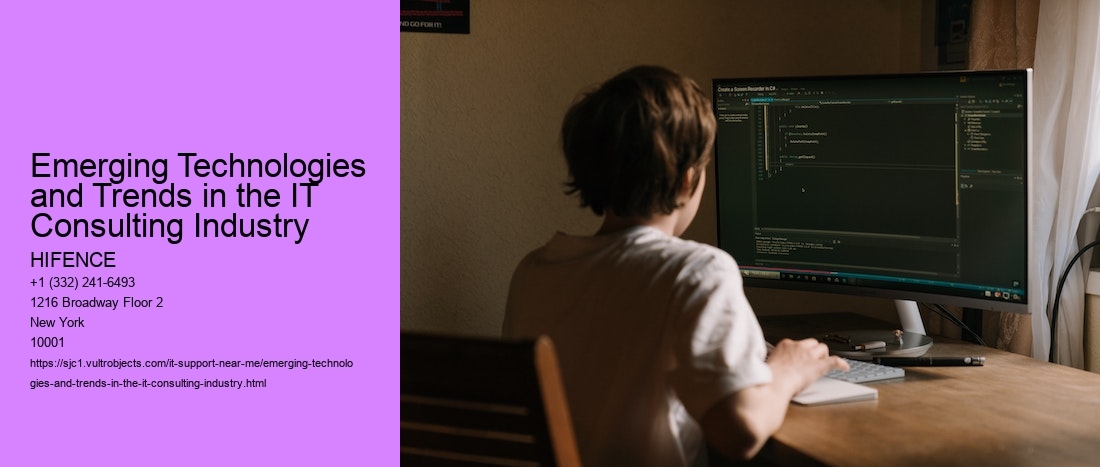 Emerging Technologies and Trends in the IT Consulting Industry