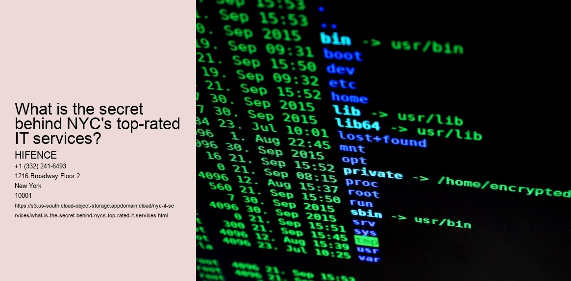 What is the secret behind NYC's top-rated IT services?