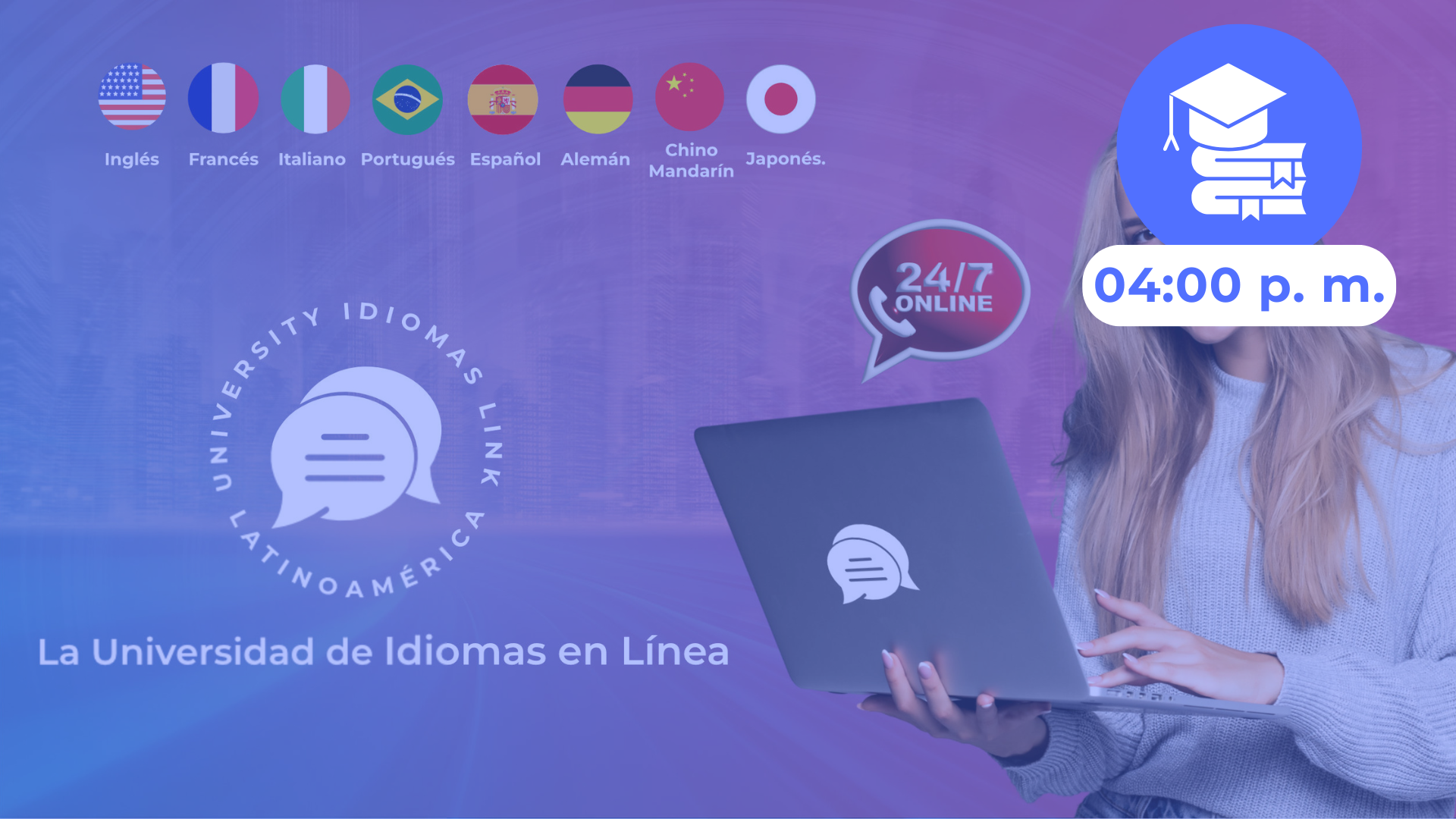 Conoce los cursos de Idiomas de university Idiomas Link