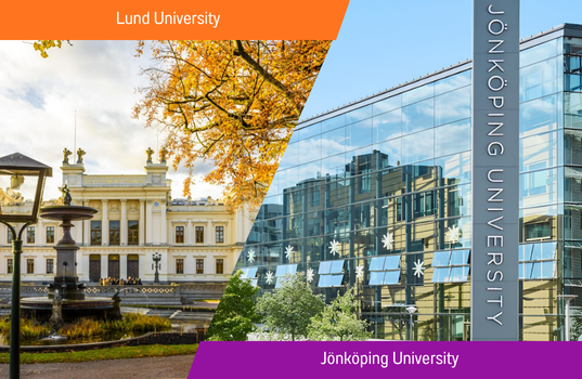 Suecia: Lund University y Jönköping University