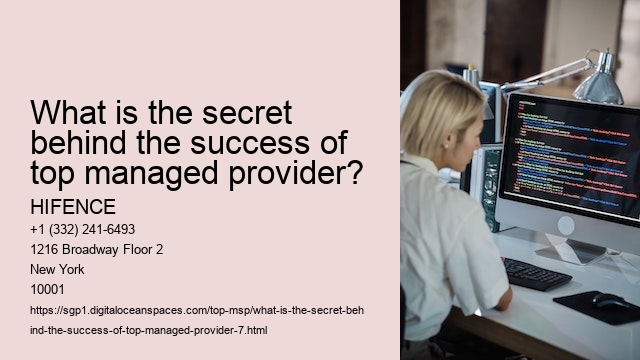 What is the secret behind the success of top managed provider?